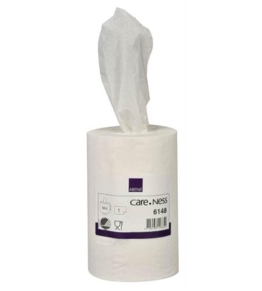 Handtorkrulle Abena Care-Ness Excellent Mini Utan Hylsa 1-Lag Vit 115m 12rl