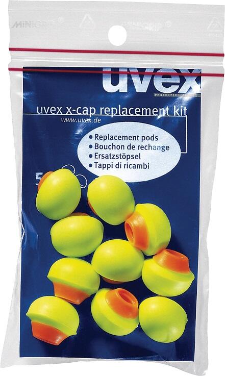 Skumproppar Uvex X-Cap Lösa 5par