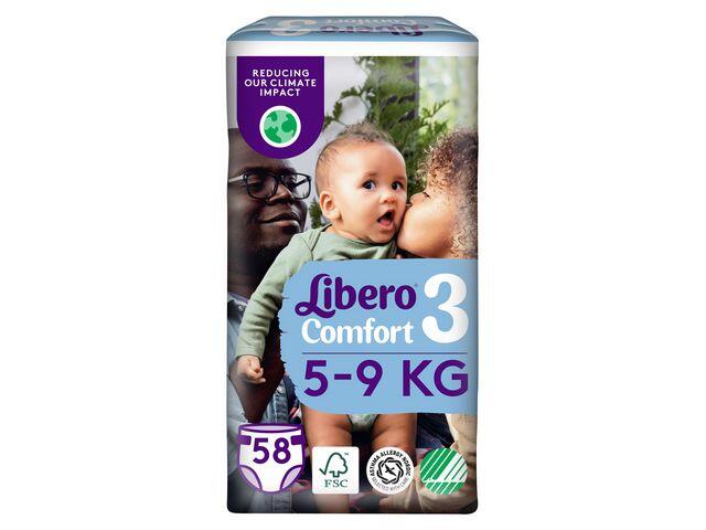 Barnblöja Libero Comfort S3 5-9kg 58st
