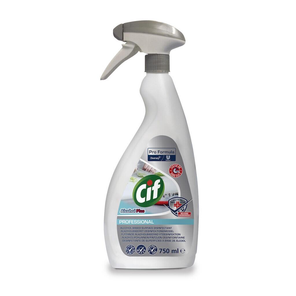 Desinfektionsspray Diversey Cif Pro Formula Alcohol Plus 750ml