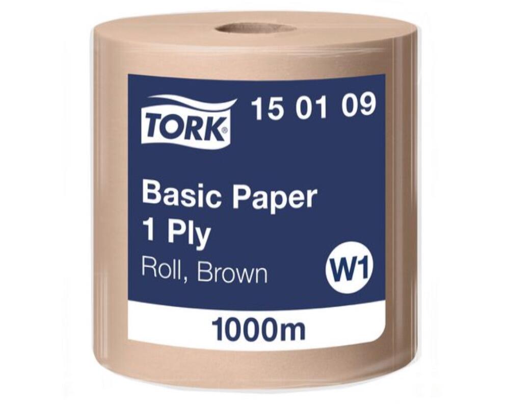 Industripapper Tork Basic Universal Brun W1 1000m