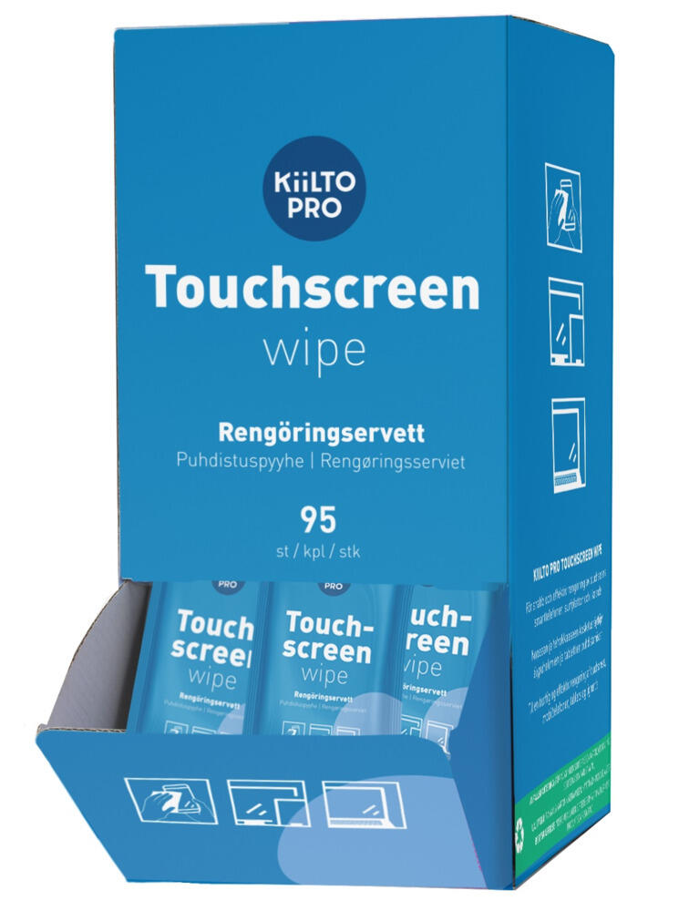 Desinfektionsservett Kiilto Pro Touchscreen Cleaning Wipe 95st