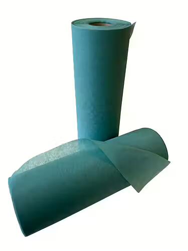 Bänkpapper Infibra Viscosoft Rulle Grön 50cmx200m 2rl