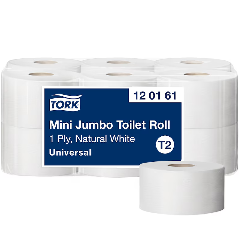 Toalettpapper Tork Mini Jumbo Universal T2 Natur 12rl