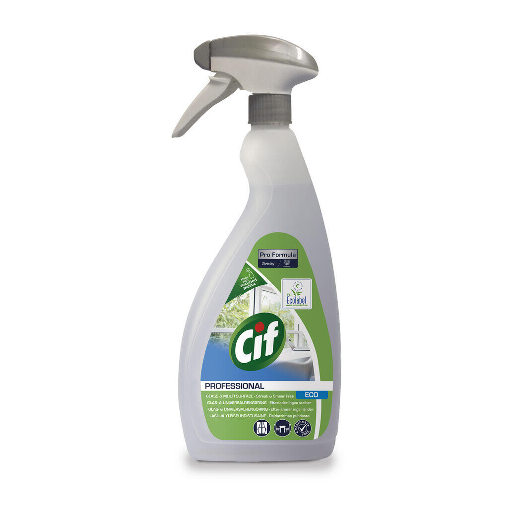 Fönsterputsmedel Diversey Cif Professional Eco Glass & Multi Surface Cleaner 750
