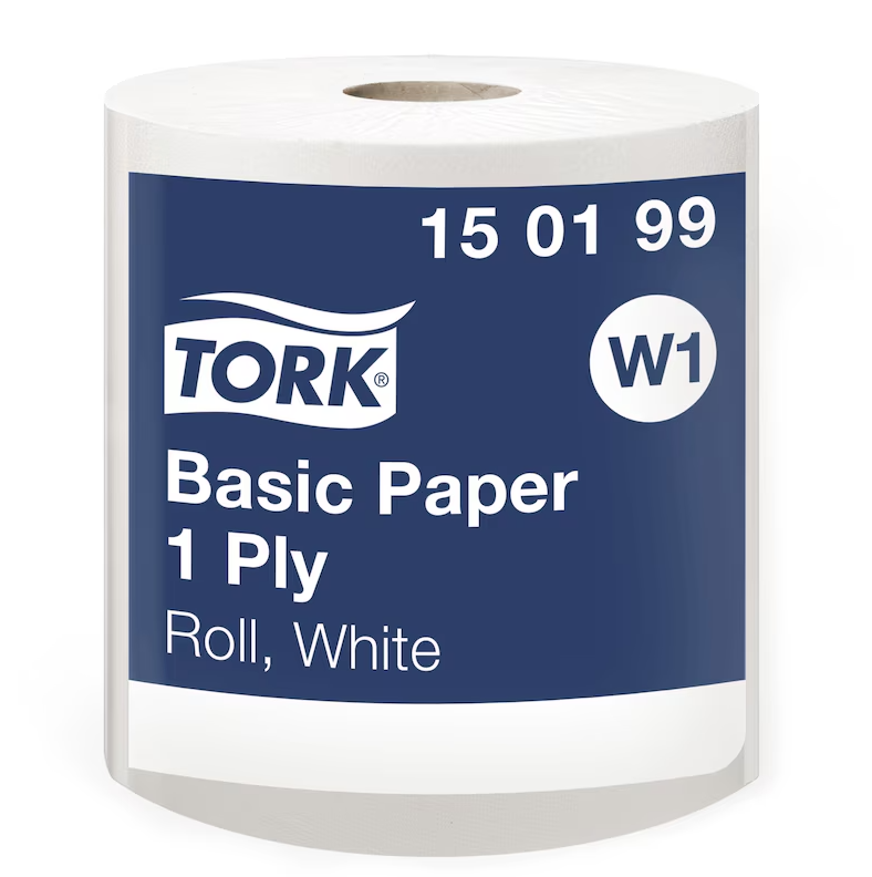 Handtrokrulle Tork till Industritorkrulle W1 Vit 1150m