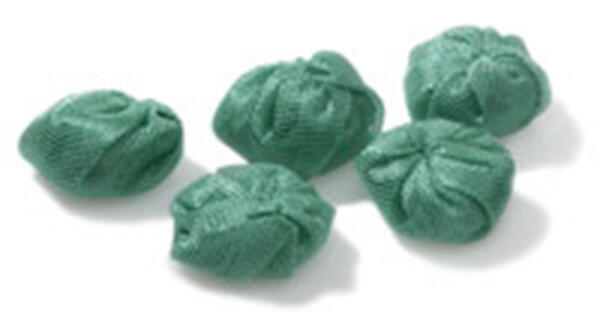 Rund Gasvävstork Sorbact Grön Ø3cm 70st