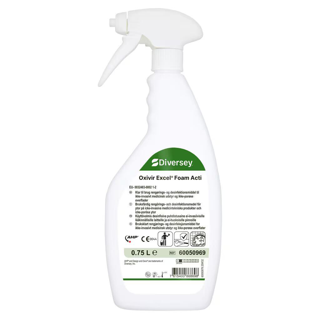 Ytdesinfektion Diversey Oxivir Excel Foam Acti 750ml