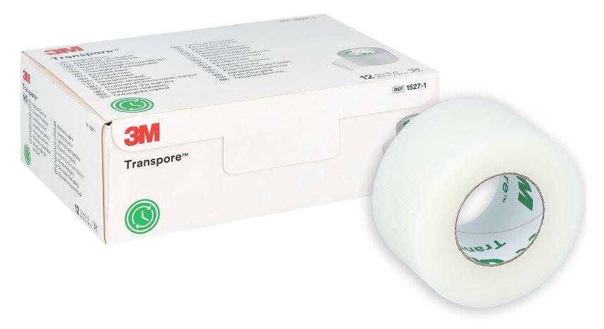 Kirurgisk Plasttejp 3M Transpore 2.5cm 12st