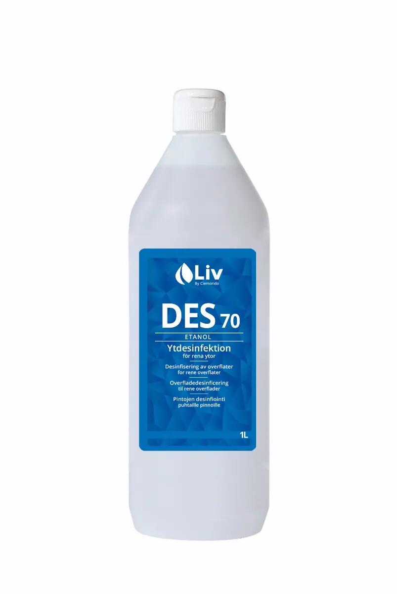 Ytdesinfektion Liv Des +70 1L