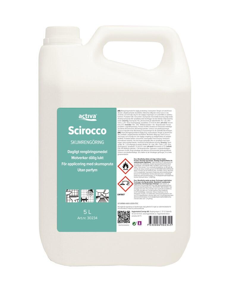 Desinficering Activa Scirocco Oparfym 5L