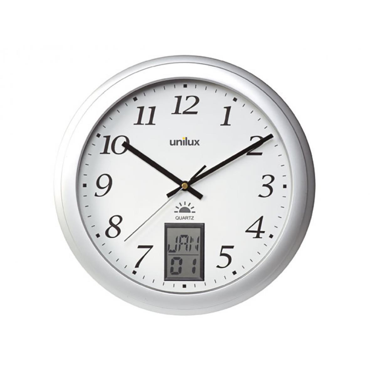 Väggur Unilux Instinct Ø310mm Grå