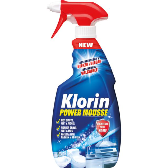 Rengöringsmedel Klorin Power Moussespray 500ml