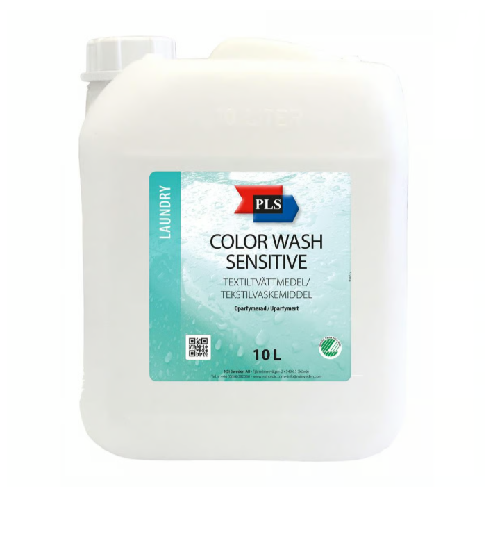 Textiltvättmedel PLS Color Wash Oparfymerad 10L