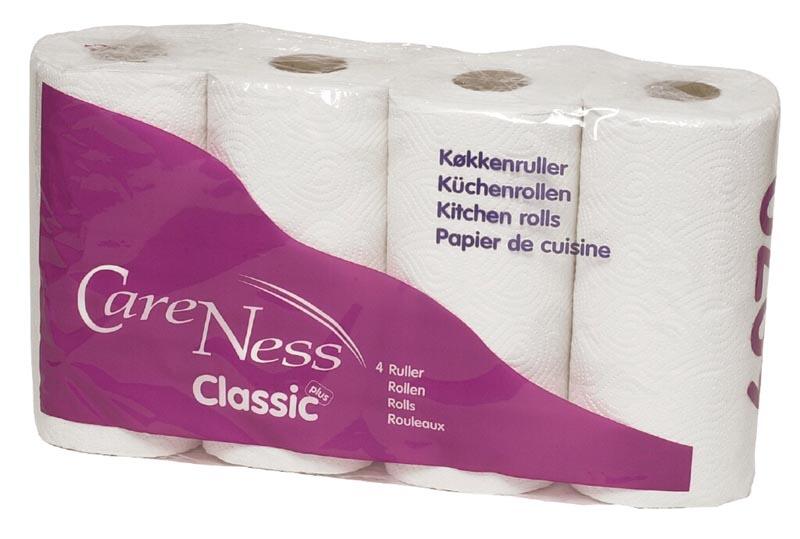 Köksrulle Abena Care-Ness Excellent Classic Vit 2-lag 28rl
