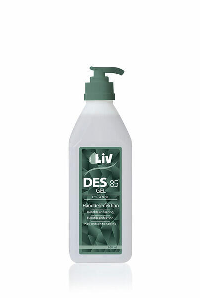 Handdesinfektionsgel Liv Des Gel 85% 600ml