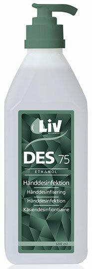 Handdesinfektion Liv Des 75% med Pump 600ml